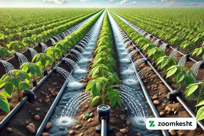 آبیاری لوبیا