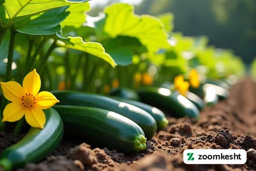 کاشت کدو سبز فضای باز